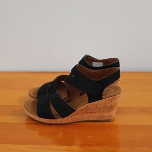 rockport women's briah asym wedge sandal